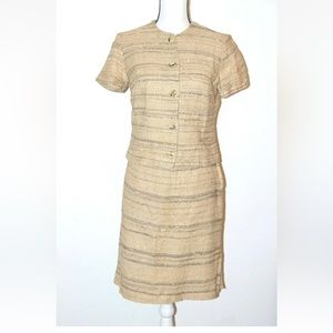 Morlove The Couturier Blouse Vintage 2 Piece Top And Skirt Set 50’s 60’s